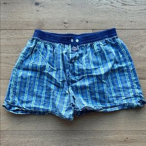 Classic Blue Plaid Boxers